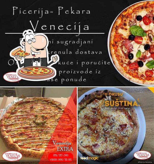 Essayez différents genres de pizzas