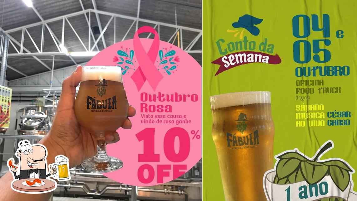 Fábula Cervejas Especiais offerece uma seleção de cervejas