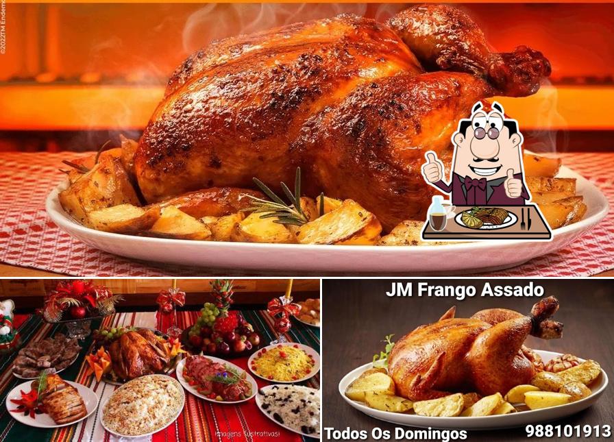 Peça pratos de carne no JMFª Frango Assado & Lanche's