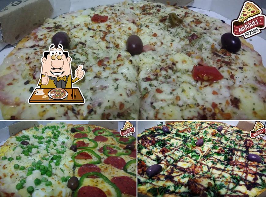 Experimente pizza no Marques Pizzaria