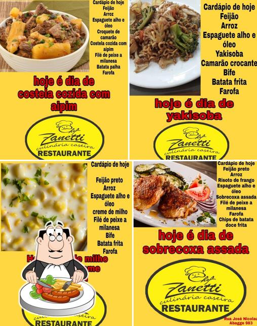 Comida em Restaurante Chef Zanetti
