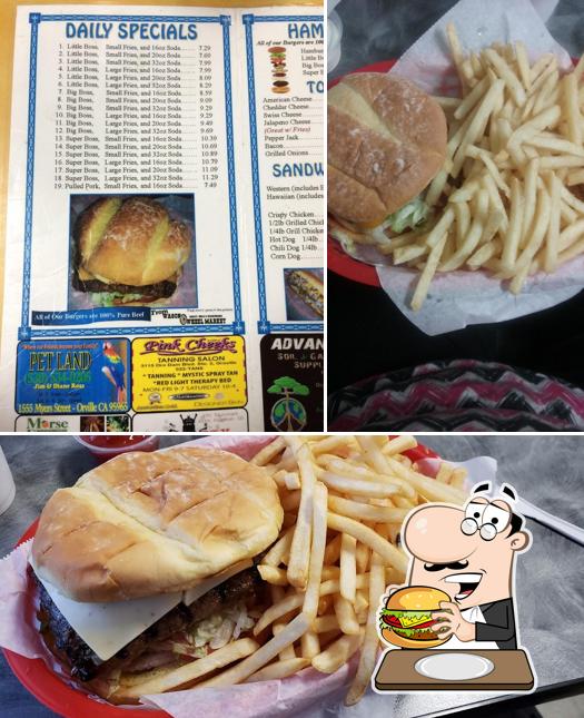 The Boss Burger in Oroville - Restaurant menu and reviews