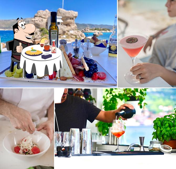 Piatto di formaggi al Moro beach Stupe