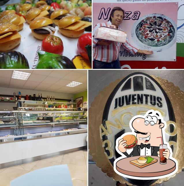 Ordina un hamburger a Pasticceria Nizza