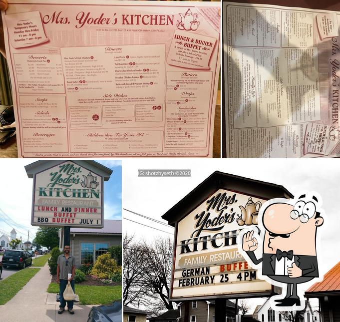 Mrs Yoders Kitchen in Mount Hope Restaurant menu and reviews