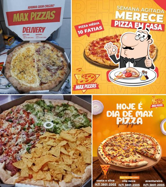 Consiga pizza no Max Pizzas Costa e Silva