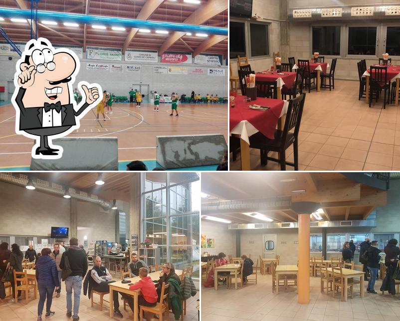 Gli interni di Palabosco Pizzeria Bocciodromo