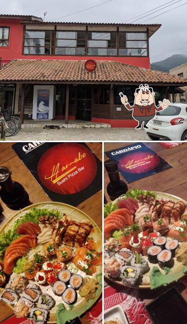 O Restaurante Hamabe se destaca pelo comida e exterior