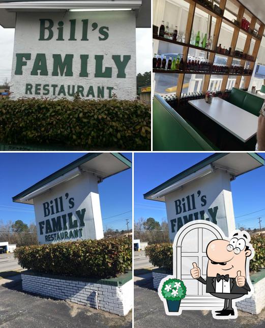 The exterior of Bill's Family Restaurant