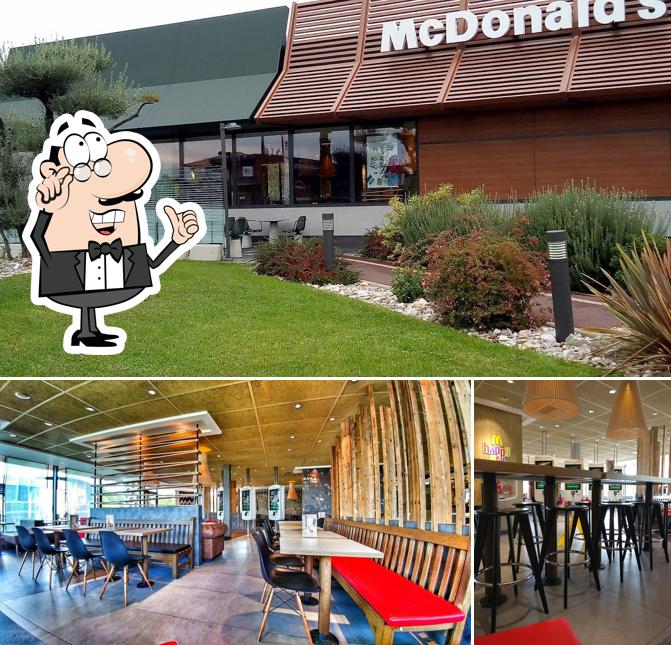 L'intérieur de McDonald's