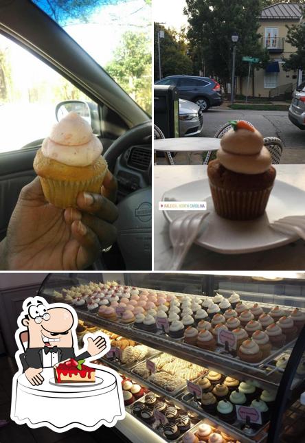 The Cupcake Shoppe Bakery + Coffee provides a variety of sweet dishes