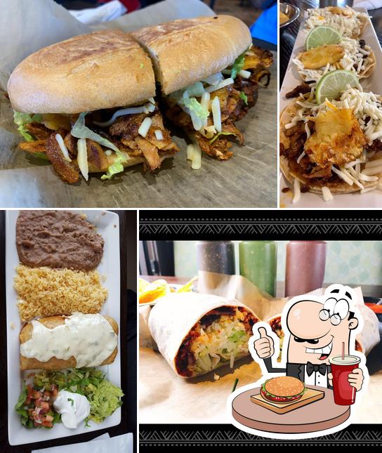 Order a burger at Burrito Parrilla Mexicana - Lisle