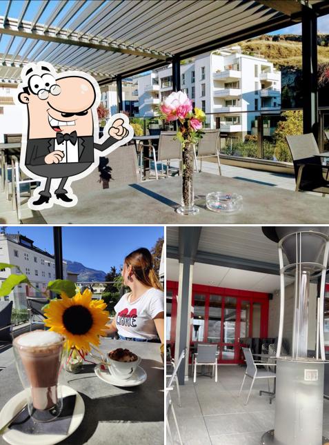 Gli interni di Café restaurant l'Agora