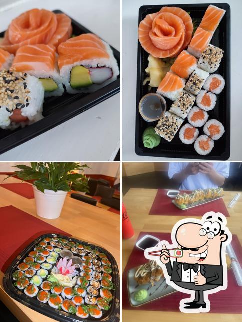 Wählt verschiedene Sushi-Optionen