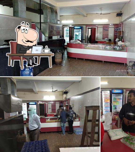 The interior of Gendu Chicken Center