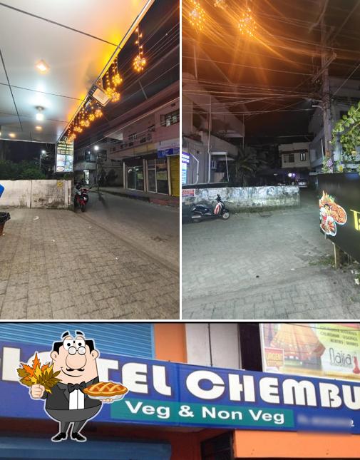 See this picture of Hotel Chembu