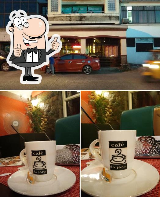 See this pic of Cafe Lajara