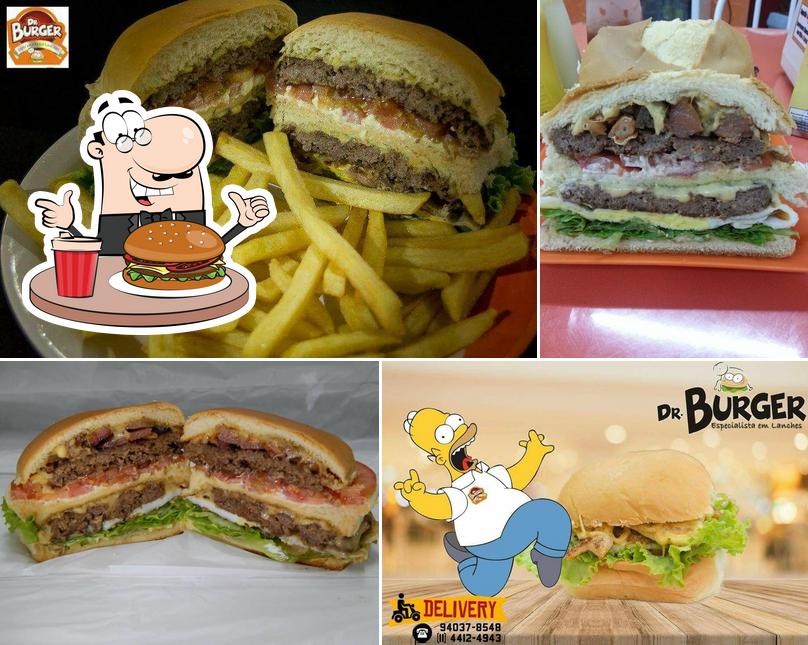 Os hambúrgueres do Hamburgueria Dr. Burger irão saciar diferentes gostos