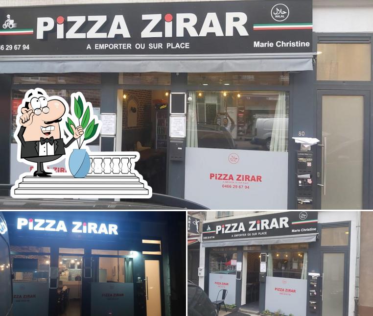 L'extérieur de Pizzeria Zirar Laeken