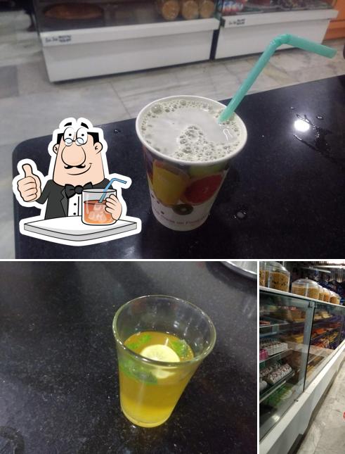 The picture of drink and food at Surya Bakery - சூர்யா பேக்கரி