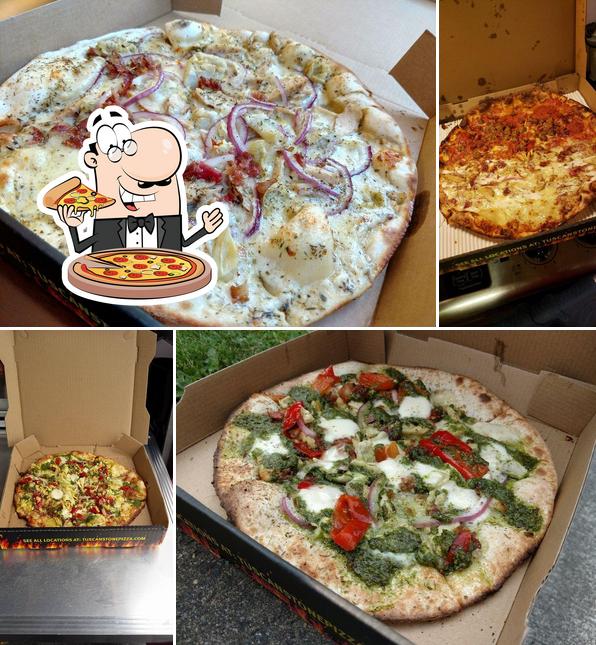 Get pizza at Tuscan Stone Pizza