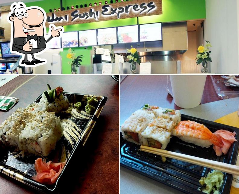 Look at the pic of Umi Sushi Express