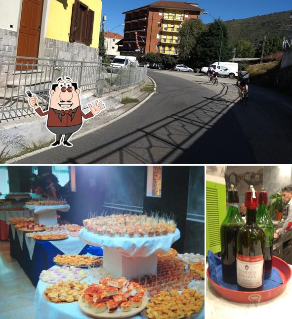 Dai un’occhiata alla foto che presenta la cibo e esterno di Albergo delle Valli