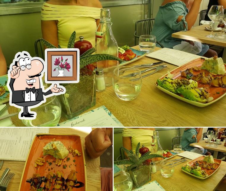 Installez-vous à l'une des tables de Ristorante Federal - Cannes