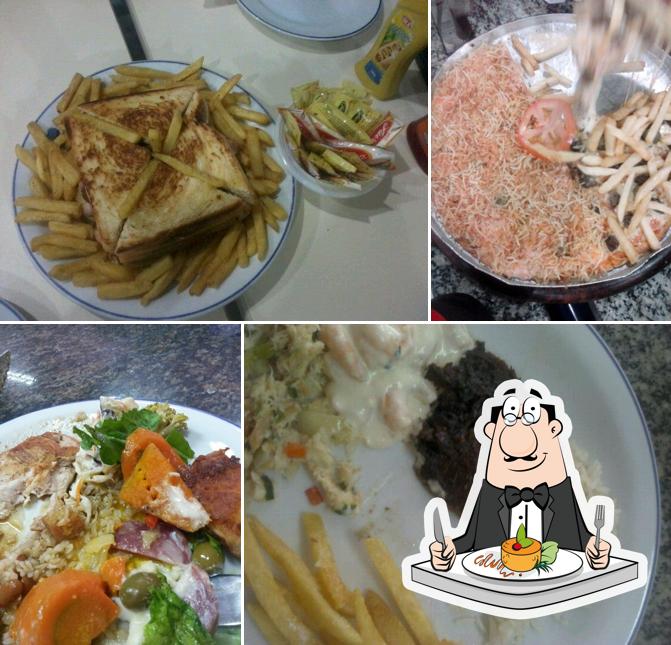 Platos en Pizzaria e Restaurante Plutão