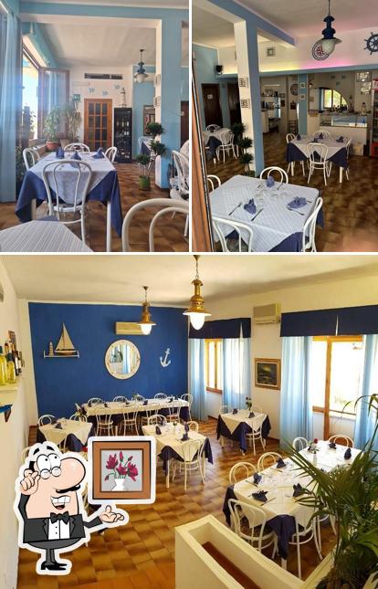 Gli interni di Al Vecchio Faro