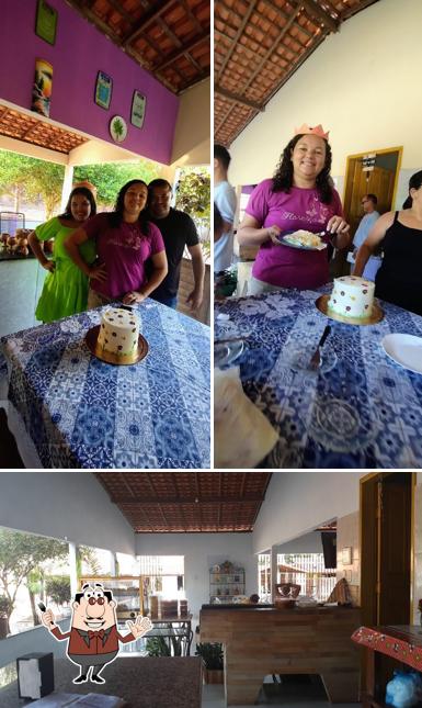 A imagem da comida e interior no CAFÉ DA MARIA ‍