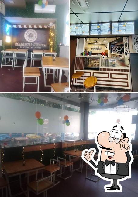The interior of Breads & Beyond cafe