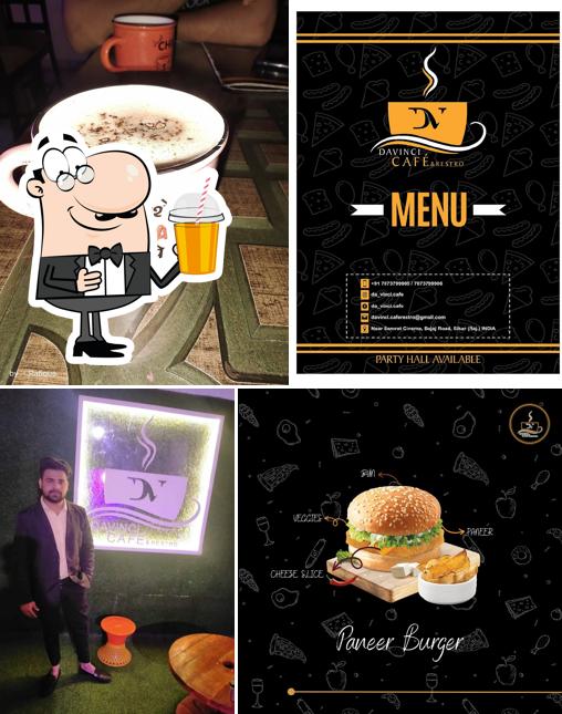 Enjoy a drink at Davinci Cafe & Restro