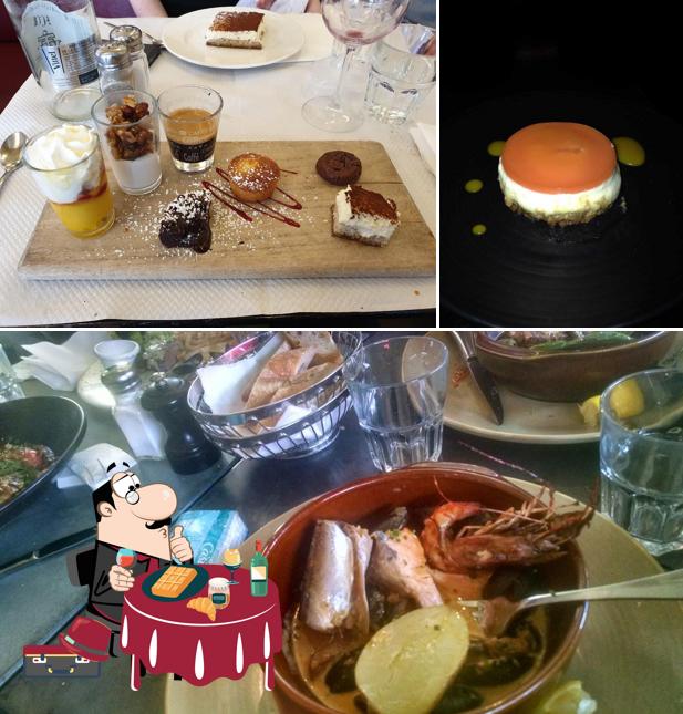 Brasserie Café Chez Auguste offre un nombre de desserts