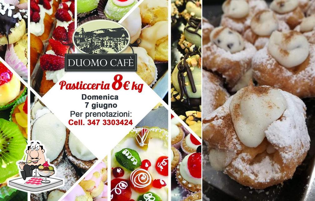 Duomo Cafè serve un'ampia selezione di dolci