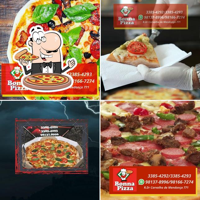 No Bonna Pizza, você pode desfrutar de pizza