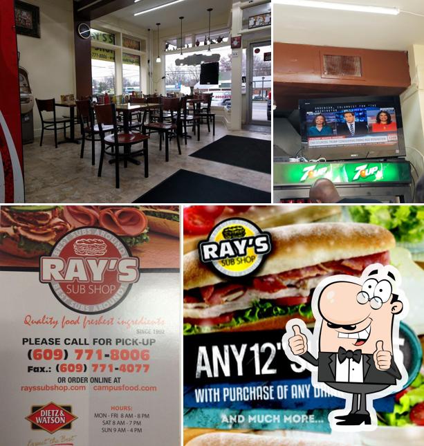 See this picture of Rays sub shop