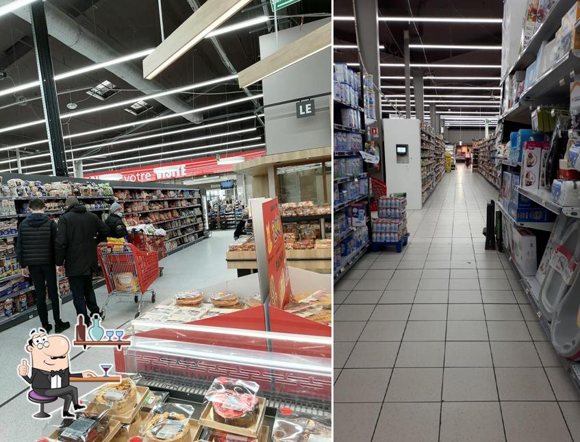 Installez-vous à l'une des tables de Intermarché HYPER Goincourt