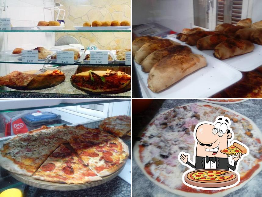 Essayez des pizzas à L'Angolo della Pizza