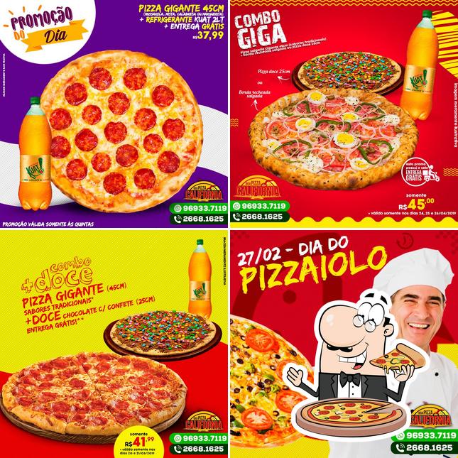 Consiga pizza no Disk Pizza Califórnia