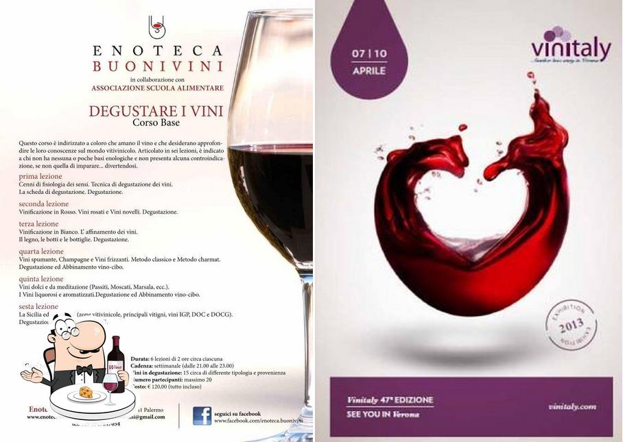 È gradevole prendersi un bicchiere di vino a Buonì