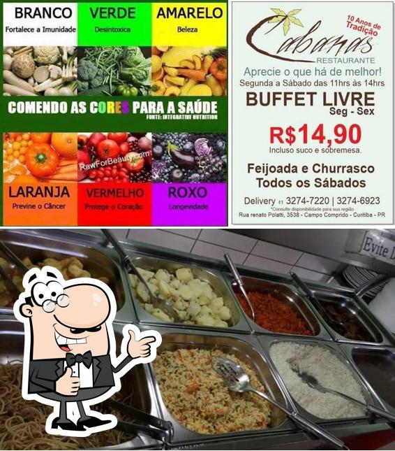 Look at the picture of Cabanas Restaurante