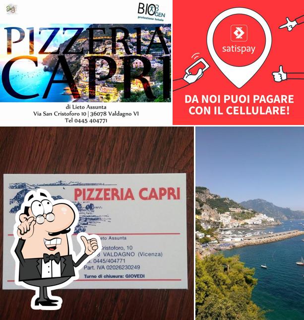 La immagine della interni e esterno di Capri