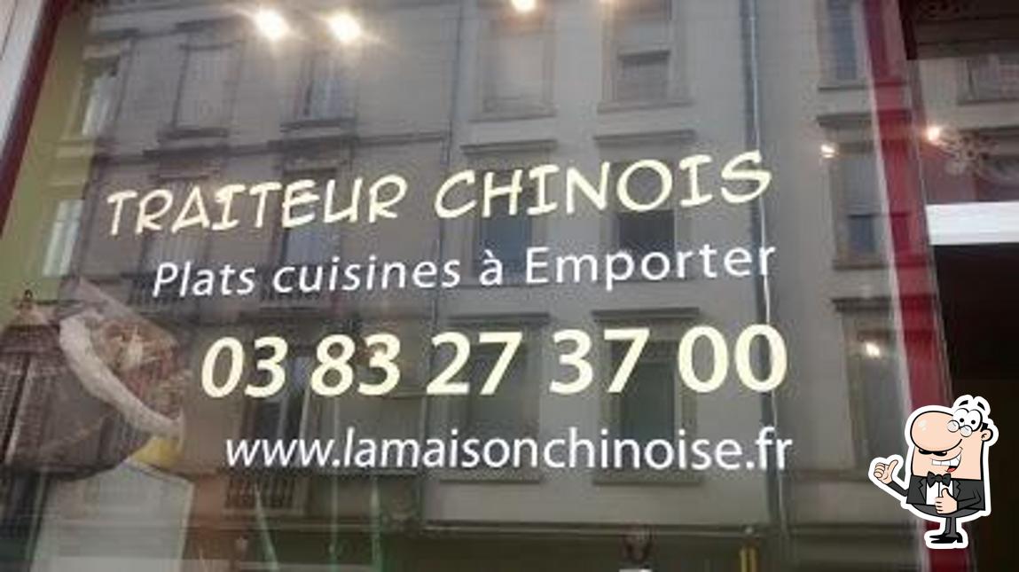La Maison Chinoise, Nancy - Chinese restaurant menu and reviews