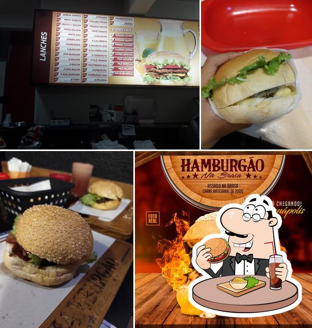 Peça um hambúrguer no Hamburgão