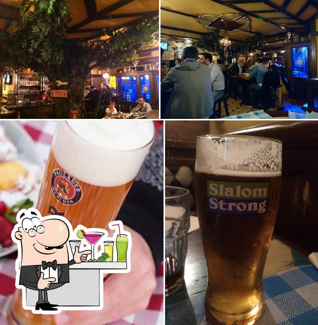 Tra le varie cose da Bayerischer Hof Pub Bavarese Steak House si possono trovare la bancone da bar e bevanda