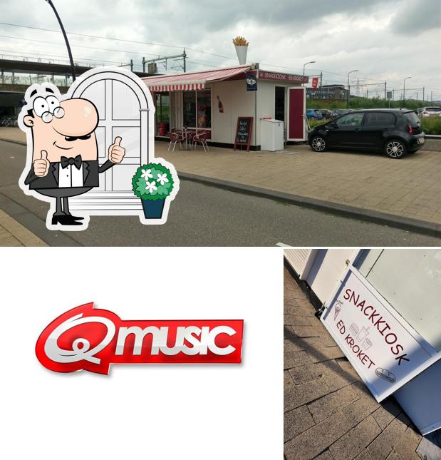 Jetez un coup d’œil à quoi ressemble Snackkiosk Ed Kroket à l'extérieur
