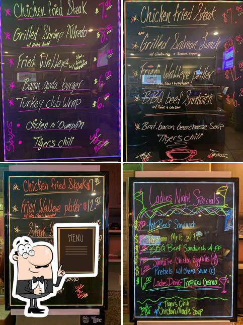 Check out the daily specials on the blackboard