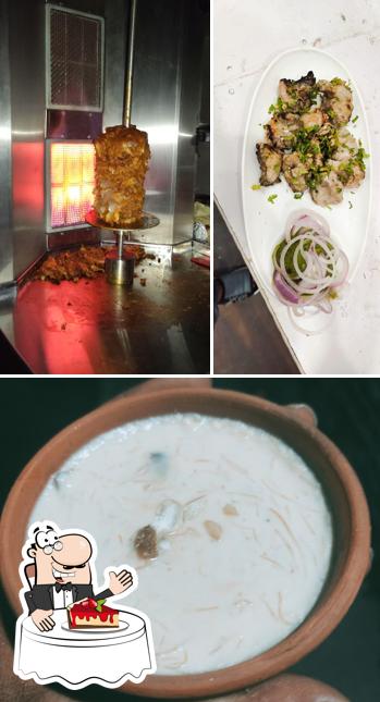 Arabian Knights Shawarma serves a number of sweet dishes