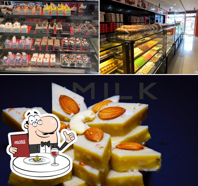 Food at Arya Sweets and Bakes